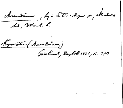 Bild på arkivkortet för arkivposten Avundsåsen