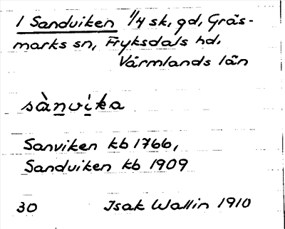 Bild på arkivkortet för arkivposten Sandviken