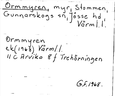 Bild på arkivkortet för arkivposten Ormmyren
