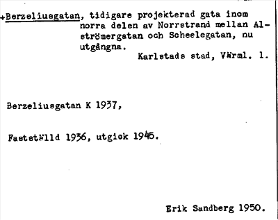 Bild på arkivkortet för arkivposten +Berzeliusgatan