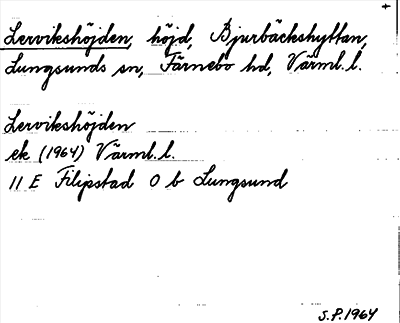 Bild på arkivkortet för arkivposten Lervikshöjden