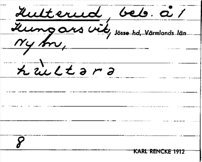 Bild på arkivkortet för arkivposten Hulterud