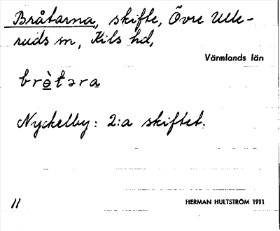 Bild på arkivkortet för arkivposten Bråtarna