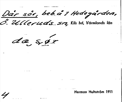 Bild på arkivkortet för arkivposten Där sör