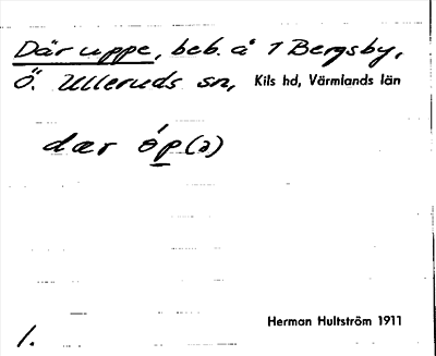 Bild på arkivkortet för arkivposten Där uppe