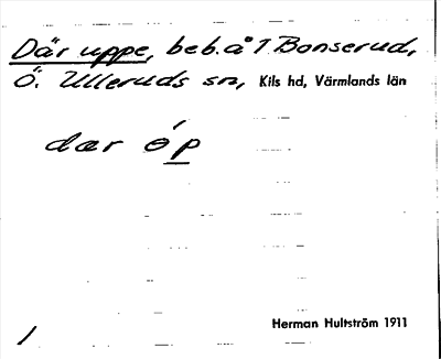 Bild på arkivkortet för arkivposten Där uppe