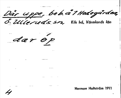 Bild på arkivkortet för arkivposten Där uppe