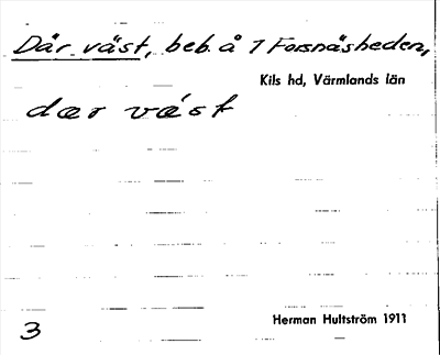 Bild på arkivkortet för arkivposten Där väst