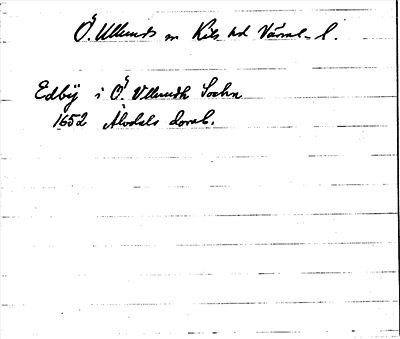 Bild på arkivkortet för arkivposten Edbÿ