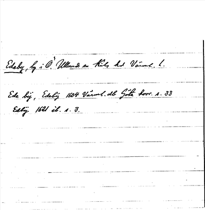 Bild på arkivkortet för arkivposten Edeby