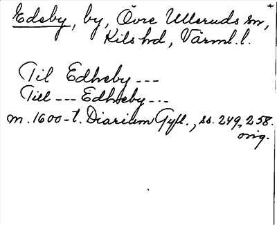 Bild på arkivkortet för arkivposten Edeby