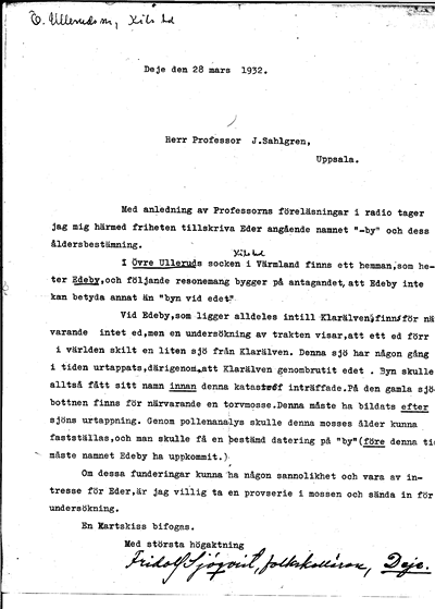 Bild på arkivkortet för arkivposten Edeby