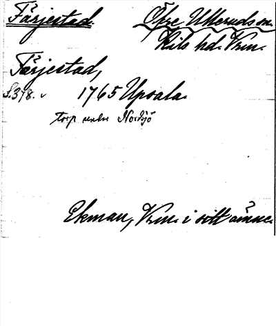 Bild på arkivkortet för arkivposten Färjestad