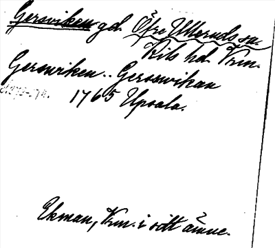 Bild på arkivkortet för arkivposten Gersviken