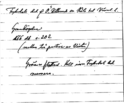 Bild på arkivkortet för arkivposten »Granhögden»