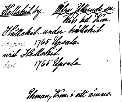 Bild på arkivkortet för arkivposten Hellekil