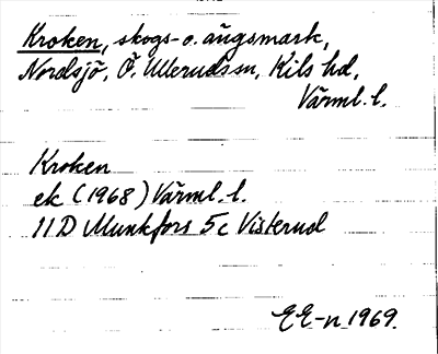 Bild på arkivkortet för arkivposten Kroken