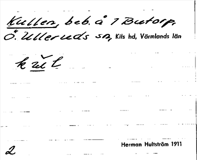 Bild på arkivkortet för arkivposten Kullen