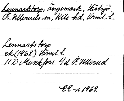 Bild på arkivkortet för arkivposten Lennartstorp