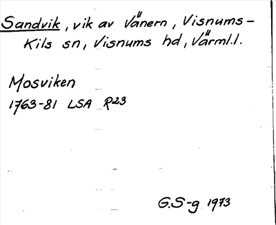 Bild på arkivkortet för arkivposten Sandvik
