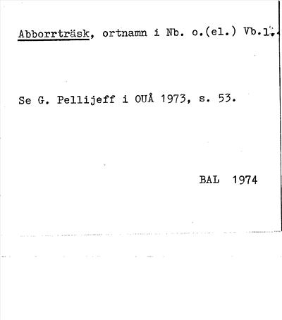 Bild på arkivkortet för arkivposten Abborrträsk