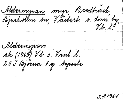 Bild på arkivkortet för arkivposten Aldermyran