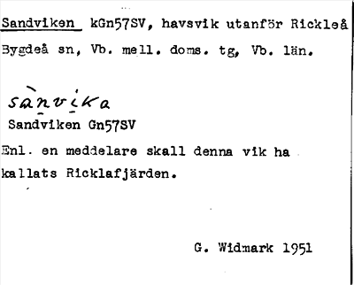 Bild på arkivkortet för arkivposten Sandviken