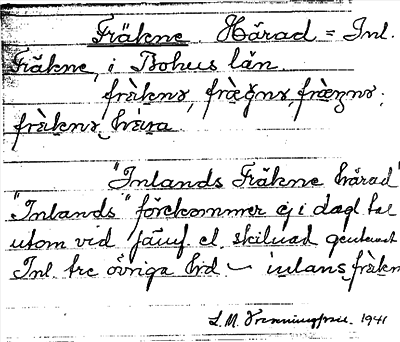 Bild på arkivkortet för arkivposten Fräkne