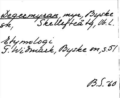 Bild på arkivkortet för arkivposten Degermyran