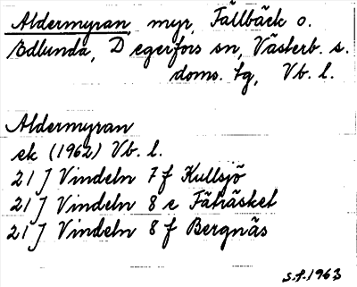 Bild på arkivkortet för arkivposten Aldermyran