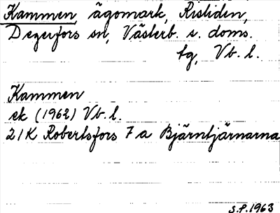 Bild på arkivkortet för arkivposten Kammen