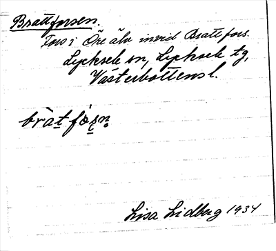 Bild på arkivkortet för arkivposten Brattforsen