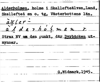 Bild på arkivkortet för arkivposten Alderholmen