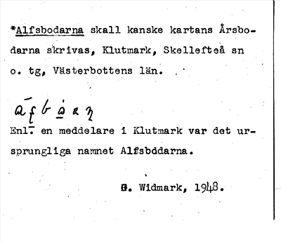 Bild på arkivkortet för arkivposten *Alfonsbodarna