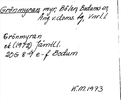 Bild på arkivkortet för arkivposten Grönmyran