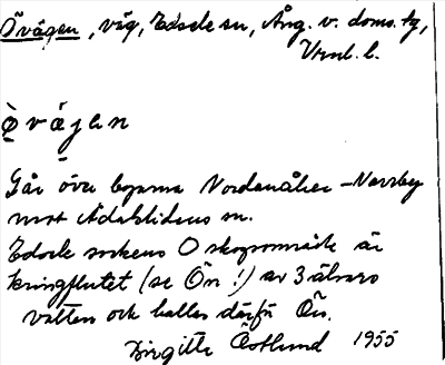 Bild på arkivkortet för arkivposten Övägen