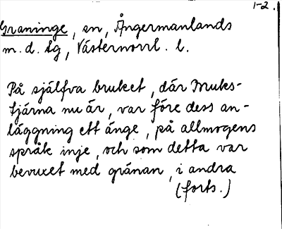 Bild på arkivkortet för arkivposten Graninge