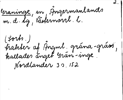Bild på arkivkortet för arkivposten Graninge