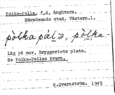 Bild på arkivkortet för arkivposten Polka-Pelle