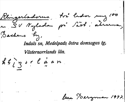 Bild på arkivkortet för arkivposten Klingerladorna