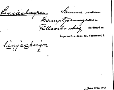 Bild på arkivkortet för arkivposten Linsänkmyran