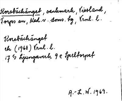 Bild på arkivkortet för arkivposten Korsbäckänget
