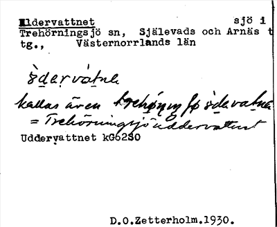 Bild på arkivkortet för arkivposten Aldervattnet
