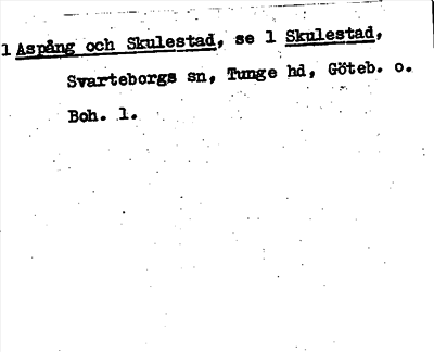 Bild på arkivkortet för arkivposten Aspång och Skulestad, se 1 Skulestad