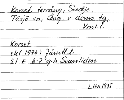 Bild på arkivkortet för arkivposten Korset