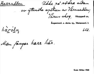 Bild på arkivkortet för arkivposten Harrudden