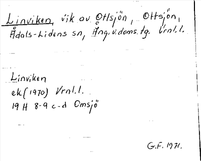 Bild på arkivkortet för arkivposten Linviken