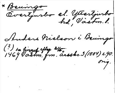 Bild på arkivkortet för arkivposten *Beuingo