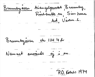 Bild på arkivkortet för arkivposten Brunnbyåsen