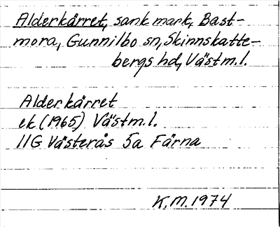 Bild på arkivkortet för arkivposten Alderkärret
